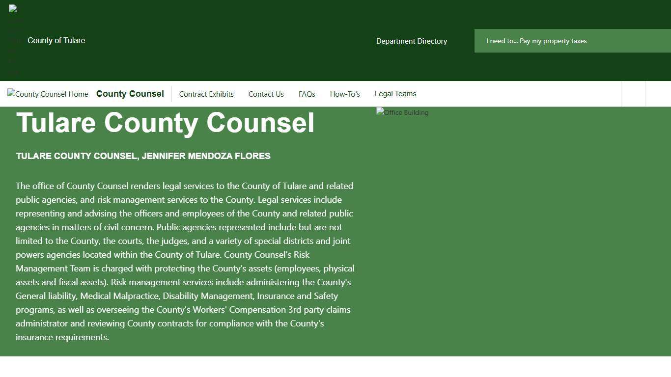 County Counsel Tulare