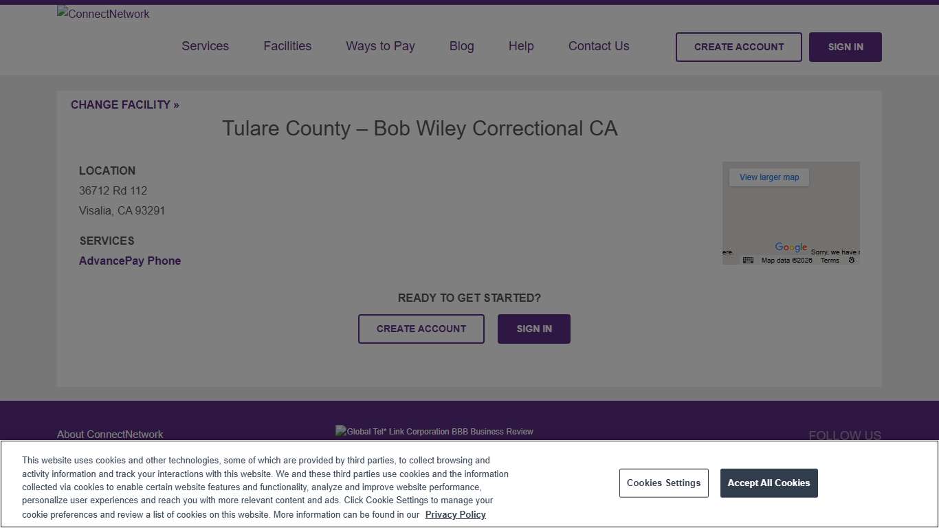 Tulare County - Bob Wiley Correctional CA ConnectNetwork